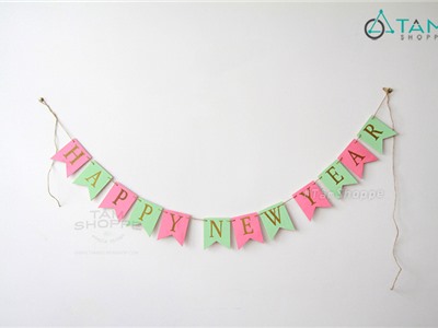 Dây treo chữ HAPPY NEW YEAR Số 04